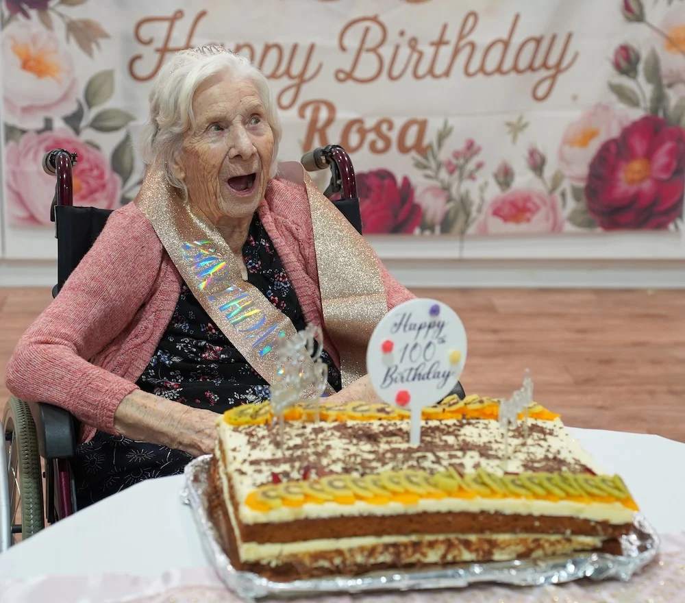 Centenarian Honoured at Wishart Gardens